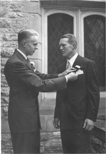Taylor C.Waldron's wedding 1948